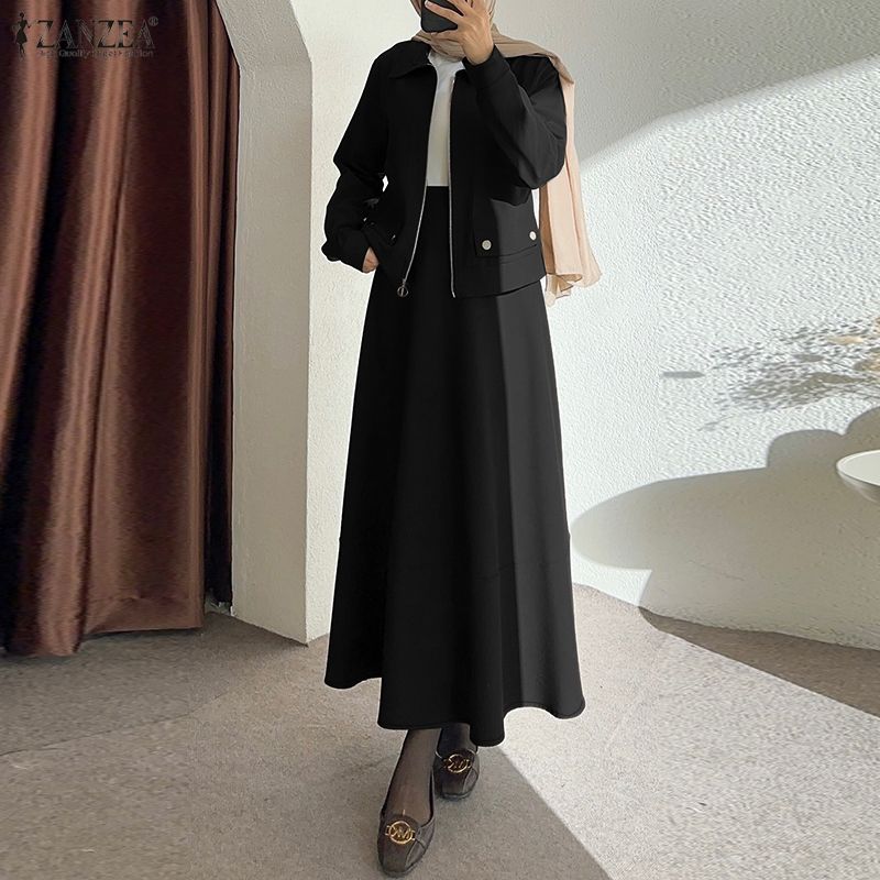 Summer Clothing Hijab - Conjuntos de Moda Modesta para Mujer,