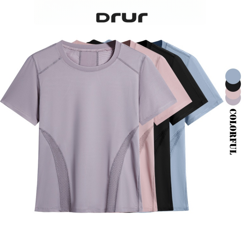 Summer Clothing Bundle - DRUR-Camiseta ligera para correr para mujer,