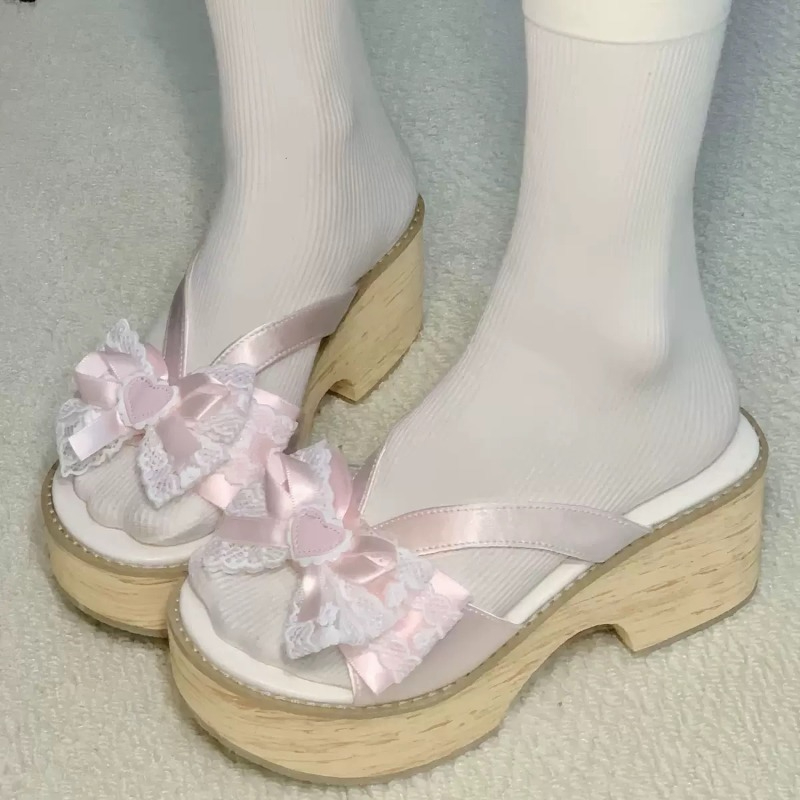 Summer Clothing Items - Sandalias de Plataforma con Suela Gruesa
