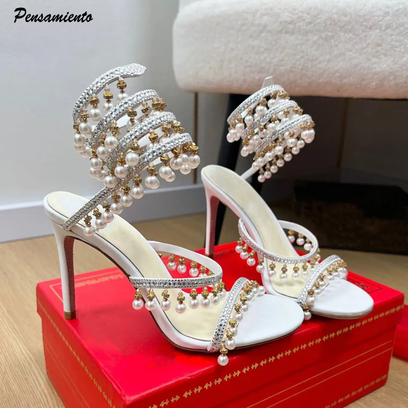 Summer Clothing Ladies - Sandalias de gladiador de lujo con