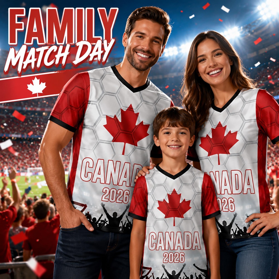 Summer Clothing Women Canada - Camiseta de Fútbol de Canadá 2026,