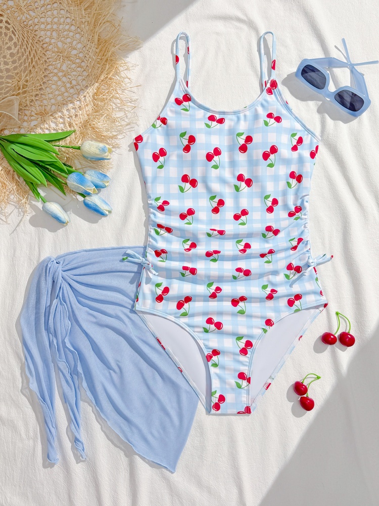 Swim Cover Up Mesh - Traje de Baño de Una Pieza