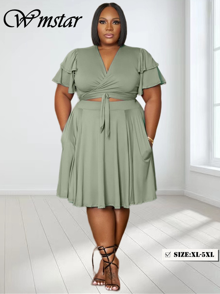 Summer Clothing Wholesale - Wmstar-Conjunto de dos piezas para mujer,