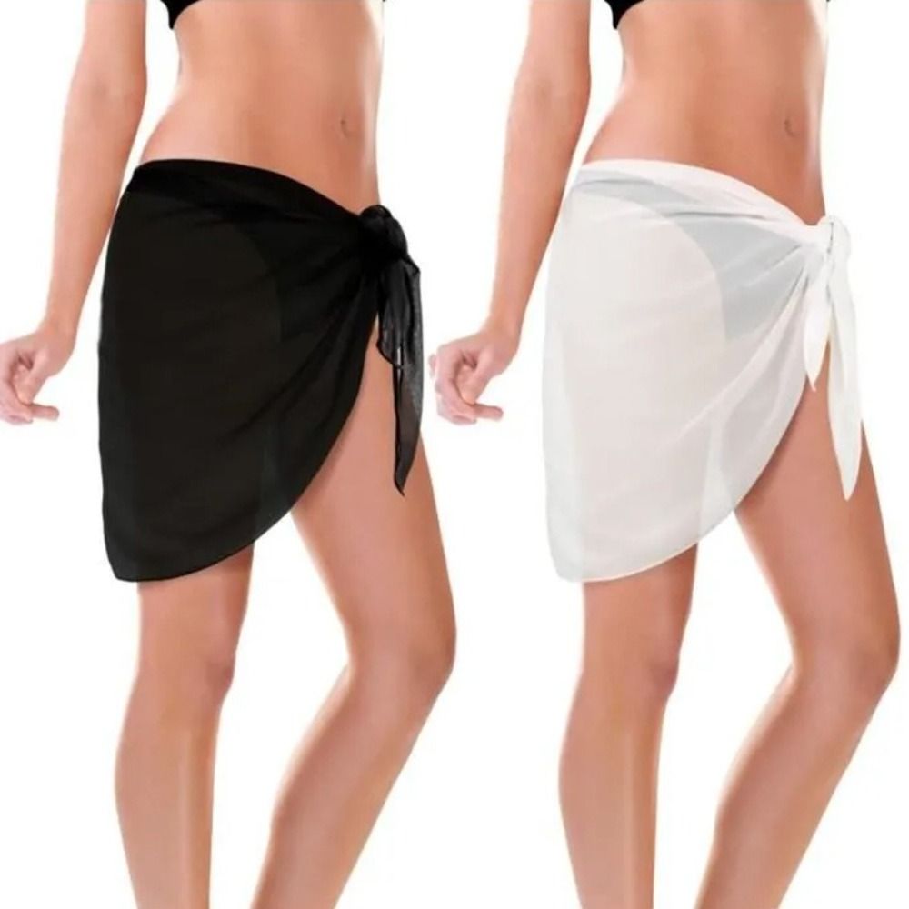 Falda corta transparente de ma - Swim Cover Up Mesh reseña y precio
