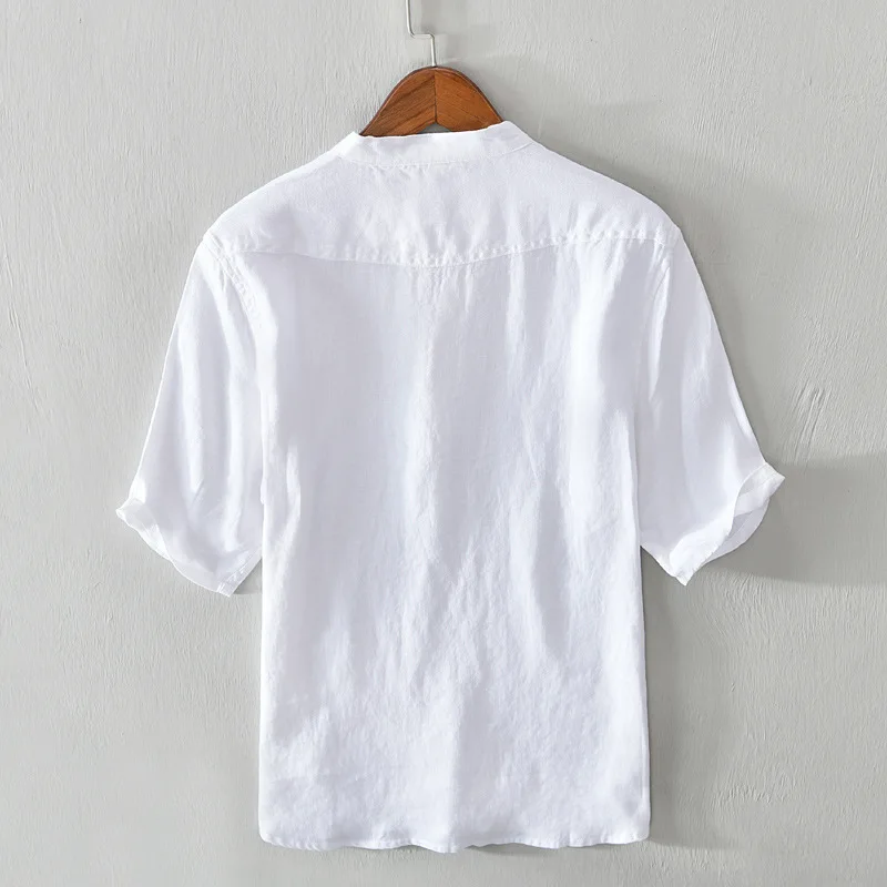 Camiseta Vintage de lino puro  - Summer Clothing Linen reseña y precio