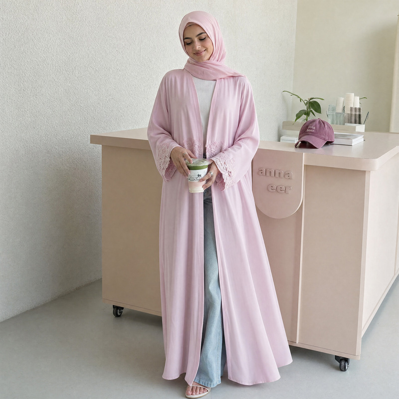 Vestido Abaya Musulmán Bordado - Summer Clothing Hijab reseña y precio
