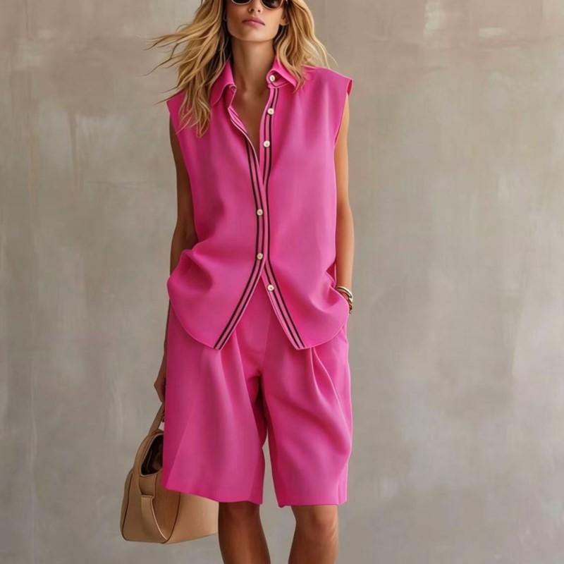 Conjunto de Dos Piezas de Lino - Summer Clothing Linen reseña y precio