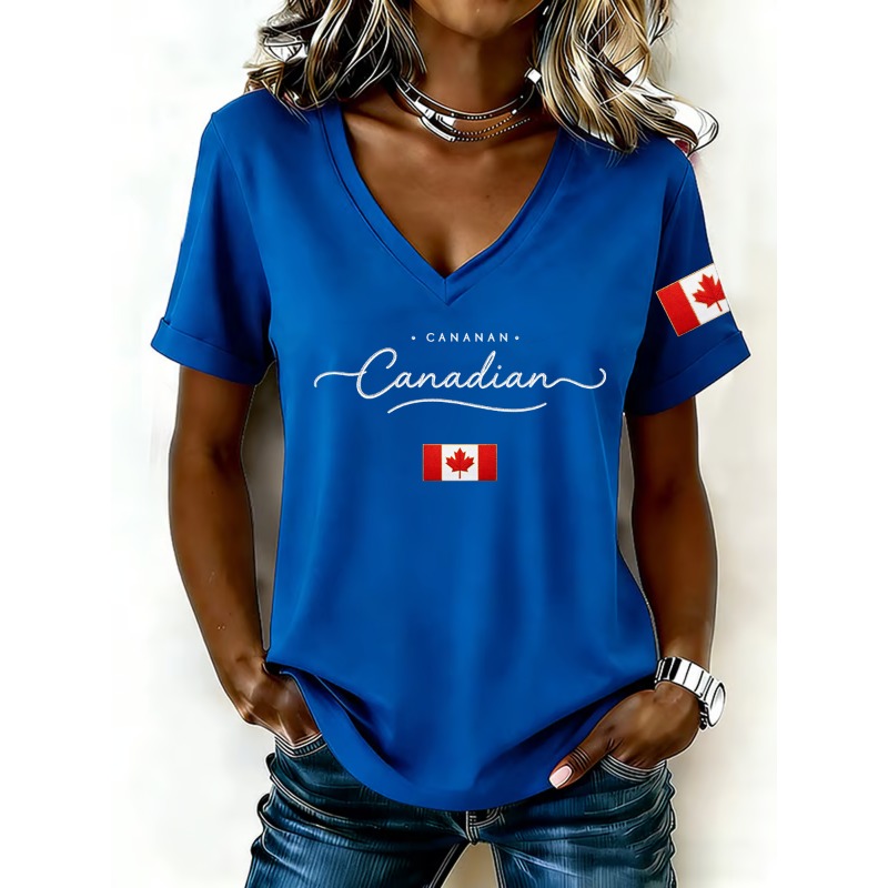Camisetas con estampado de la  - Summer Clothing Women Canada reseña y precio