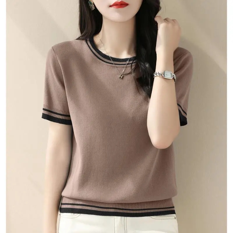 Nuevo suéter de punto con cuel - Summer Clothing Yarn reseña y precio