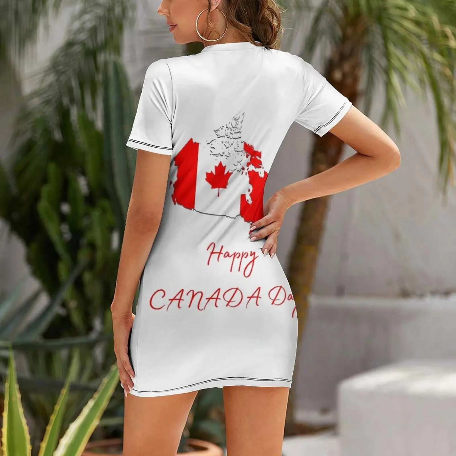 Vestido de manga corta para el - Summer Clothing Women Canada reseña y precio