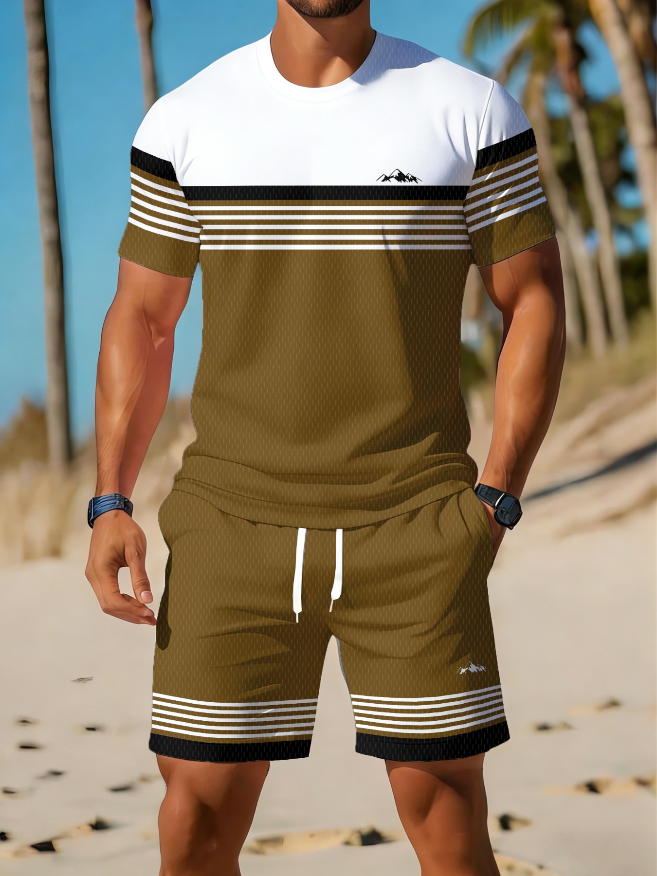 Conjunto casual de 2 piezas de - Summer Clothing For A Beach reseña y precio