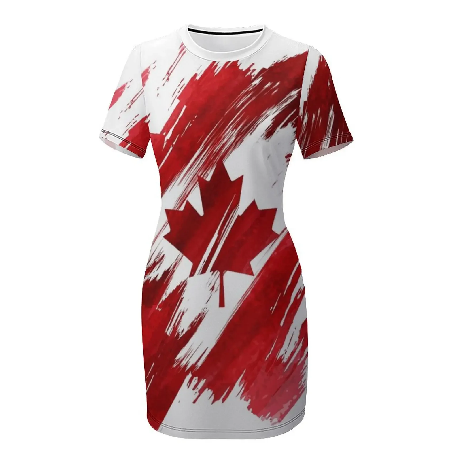 Vestido de Manga Corta Canadie - Summer Clothing Women Canada reseña y precio