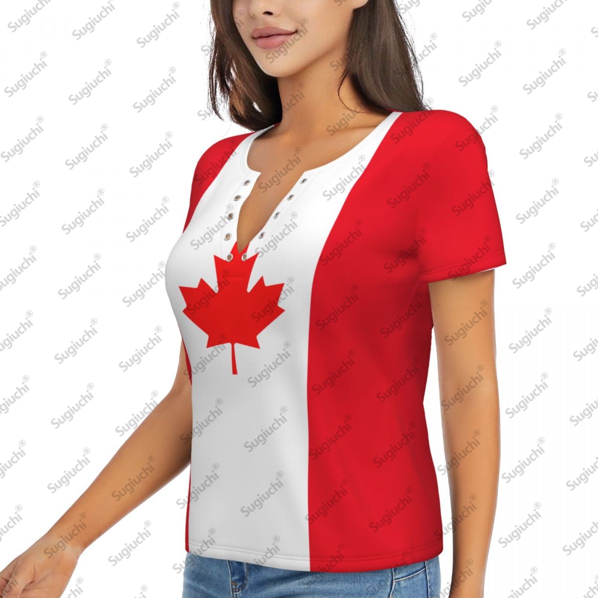 2025 bandera de Canadá Sexy cu - Summer Clothing Women Canada reseña y precio