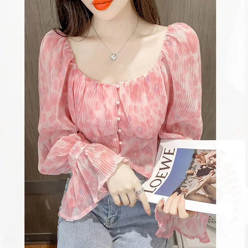 Sexy Kawaii dulce cuello cuadr - Crop Blouse Linen reseña y precio