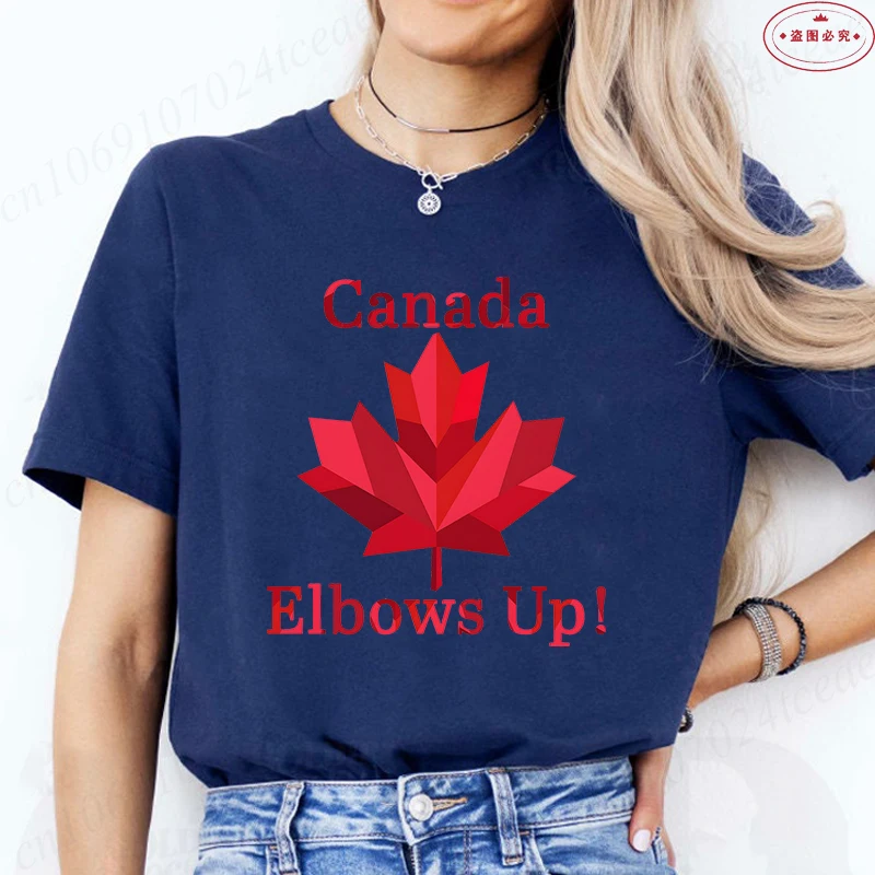 Camiseta con estampado de hoja - Summer Clothing Women Canada reseña y precio
