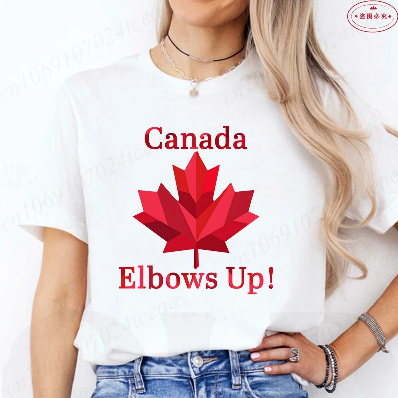 Camiseta con estampado de hoja - Summer Clothing Women Canada reseña y precio