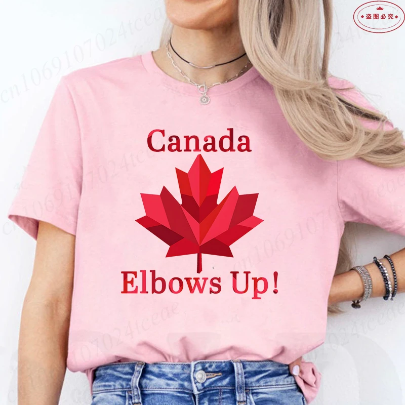 Camiseta con estampado de hoja - Summer Clothing Women Canada reseña y precio