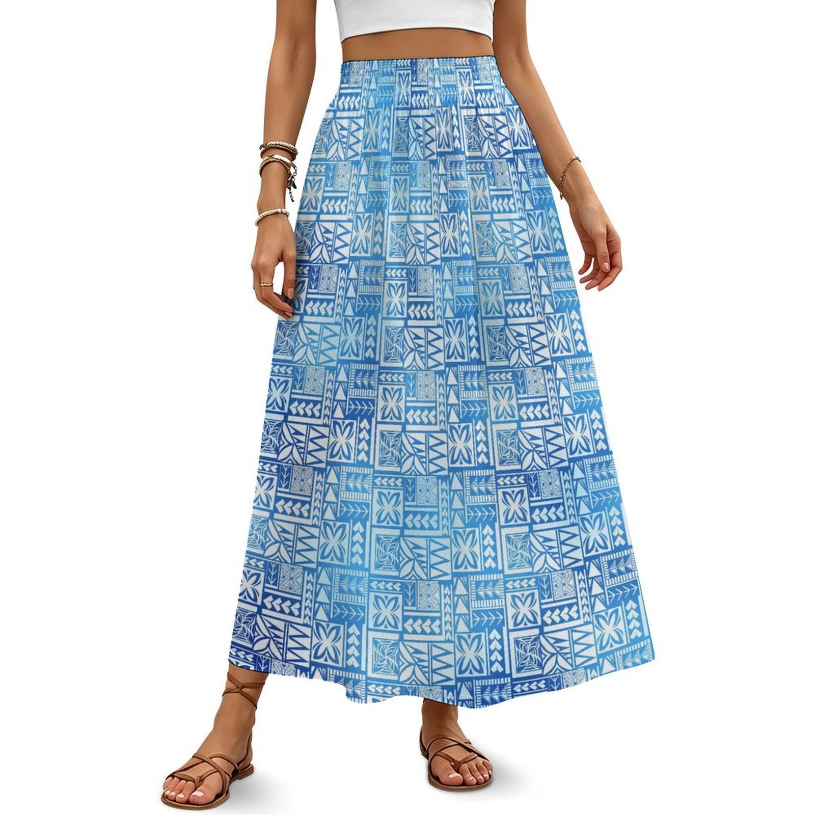 Falda Maxi con Estampado Triba - Summer Clothing Outlet reseña y precio