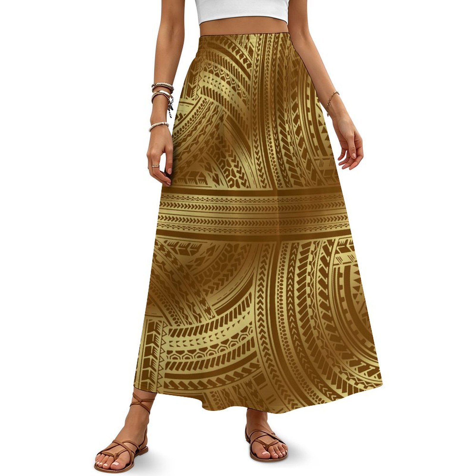 Falda Maxi con Estampado Triba - Summer Clothing Outlet reseña y precio