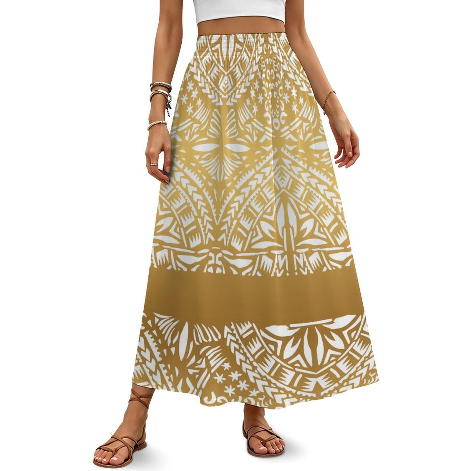 Falda Maxi con Estampado Triba - Summer Clothing Outlet reseña y precio