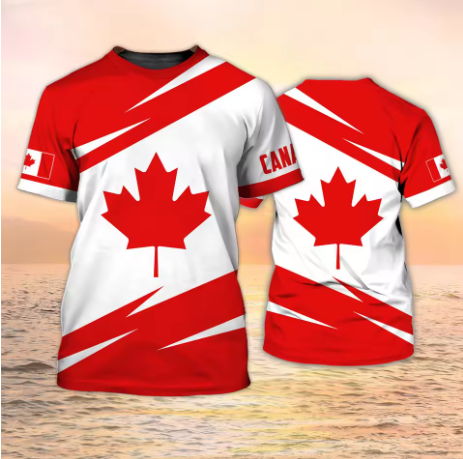 Camisetas de Canadá con Emblem - Summer Clothing Women Canada reseña y precio