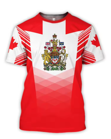 Camisetas de Canadá con Emblem - Summer Clothing Women Canada reseña y precio