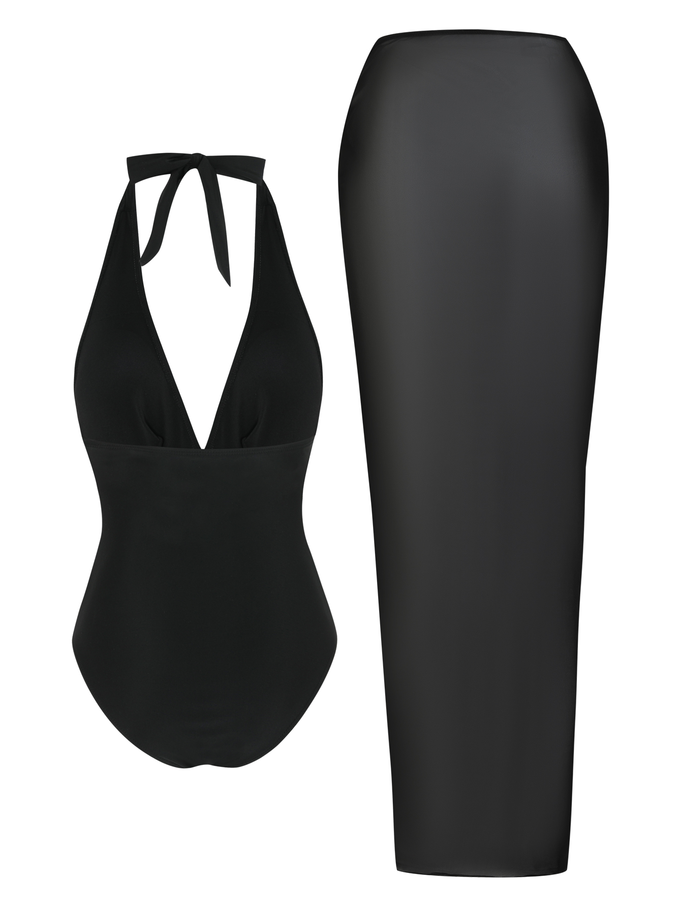 Traje de baño de una pieza par - Swim Cover Up Mesh reseña y precio