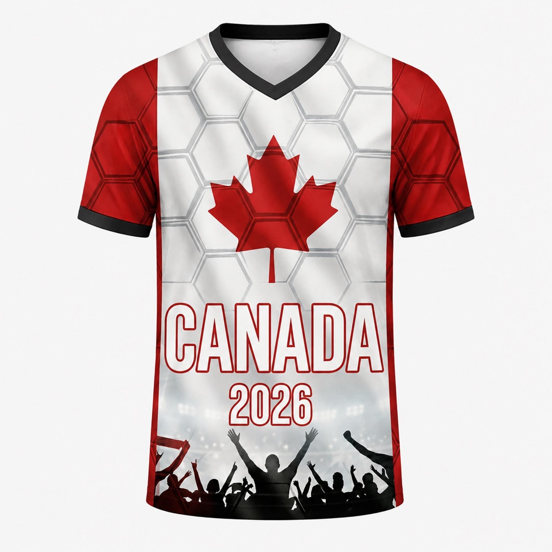 Camiseta de Fútbol de Canadá 2 - Summer Clothing Women Canada reseña y precio