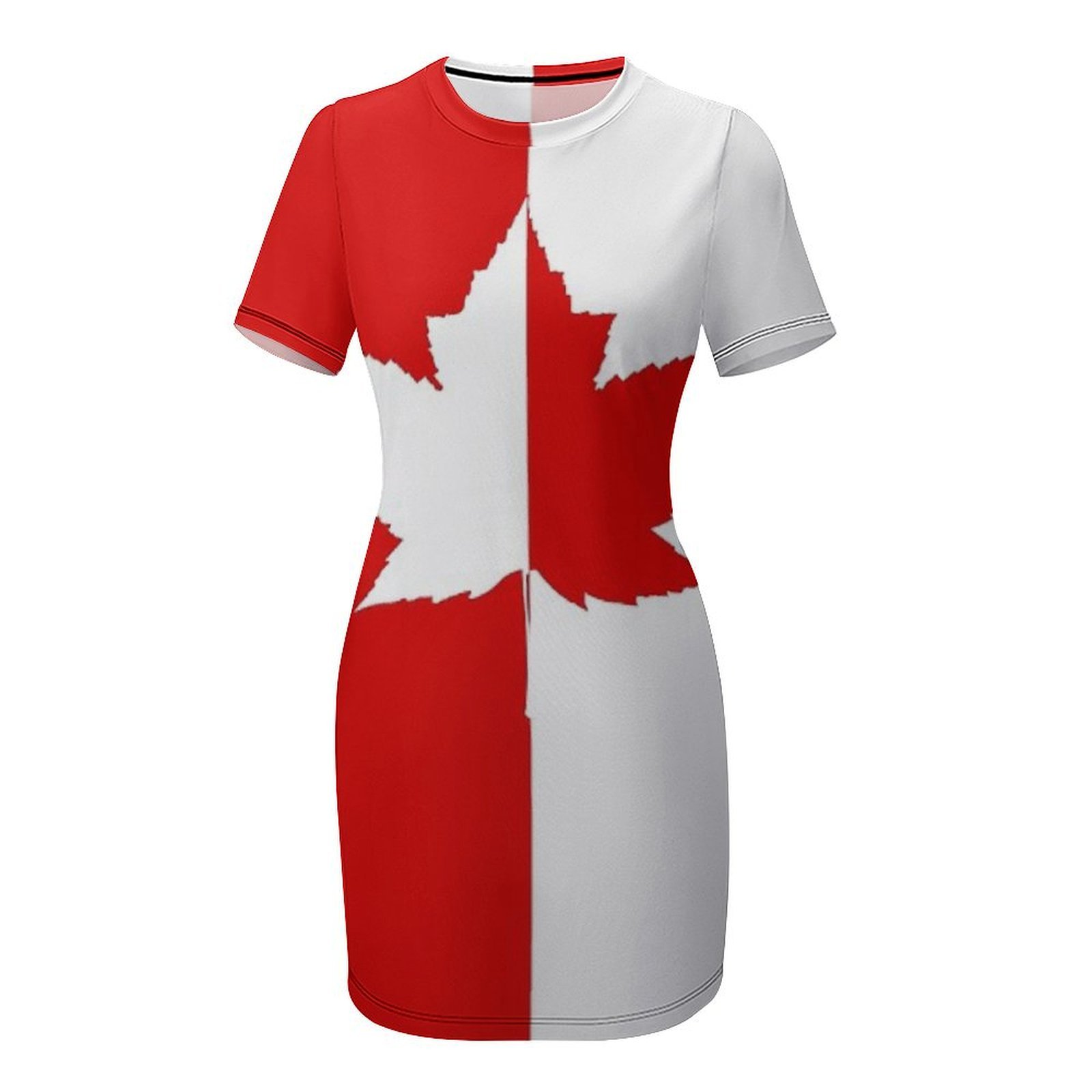 Vestido de Manga Corta con Dis - Summer Clothing Women Canada reseña y precio