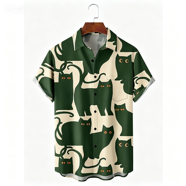 Camisa Hawaiana con Estampado  - Summer Clothing For A Beach reseña y precio