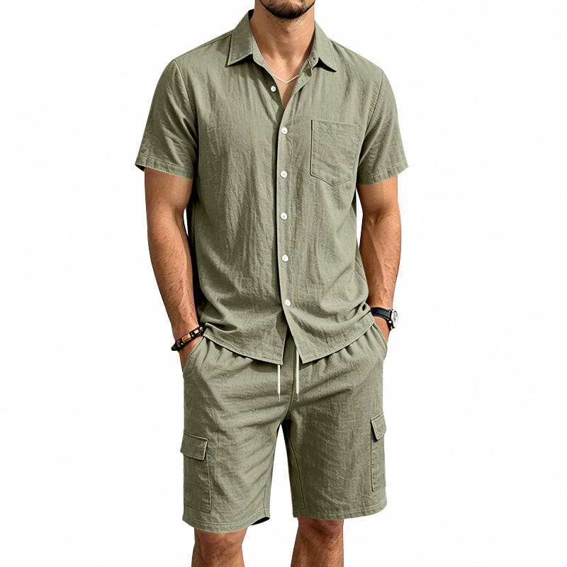 Conjunto de Dos Piezas de Lino - Summer Clothing Linen reseña y precio