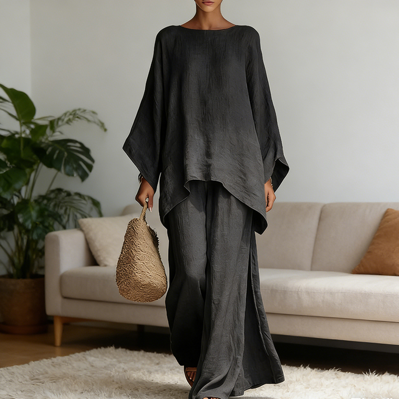 Conjunto de 2 Piezas de Pantal - Summer Linen Clothing For Women reseña y precio
