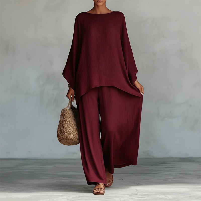 Conjunto de 2 Piezas de Pantal - Summer Linen Clothing For Women reseña y precio