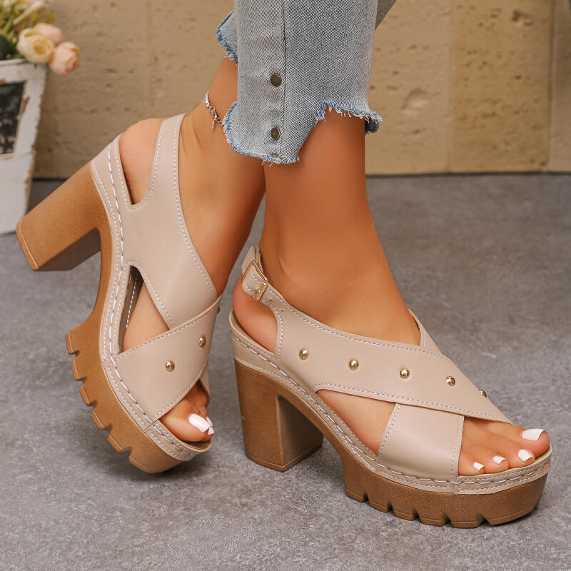 Sandalias de gladiador con cor - Summer Clothing Ladies reseña y precio
