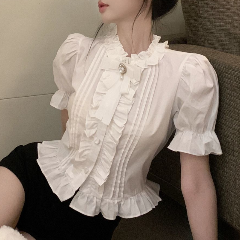 Camisas de manga abombada para - Summer Linen Clothing For Women reseña y precio