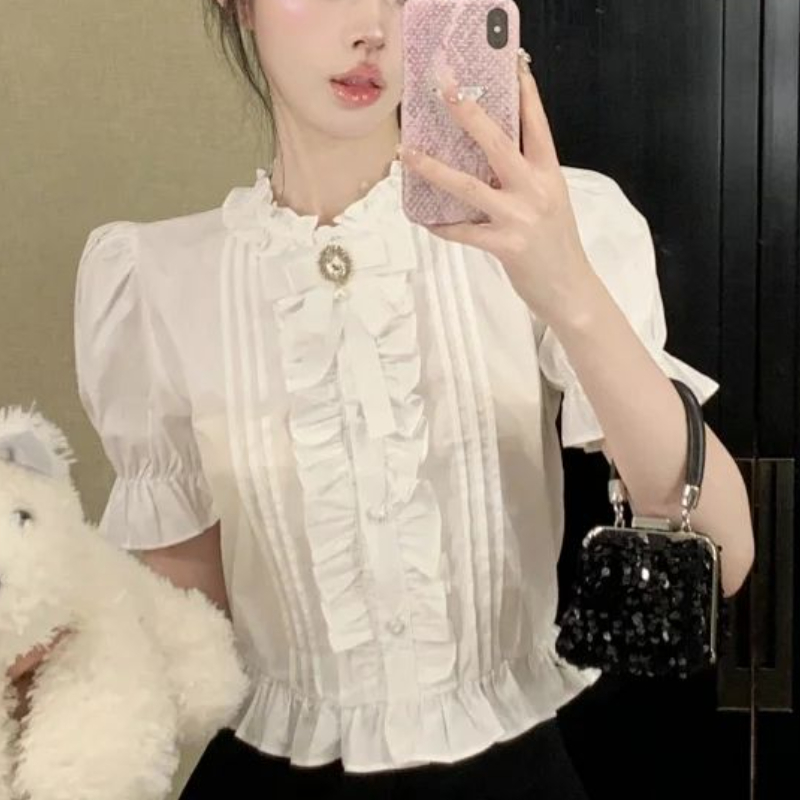 Camisas de manga abombada para - Summer Linen Clothing For Women reseña y precio